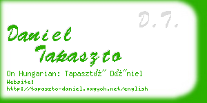 daniel tapaszto business card